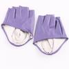 New Half finger Leather Gloves European and American Women's Half Palm Gloves Stage Nightclub Pole Dance Performance Half Finger Gloves