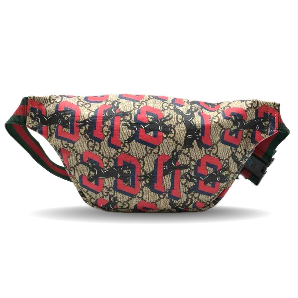 Used GUCCI Chilled licenseWaist bag GG Supreme Canvas Women
