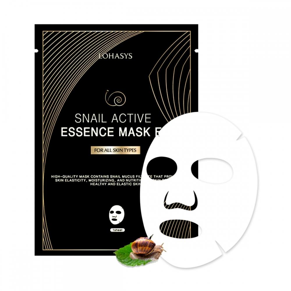 Lohasis Snail Active Essence Mask 10 Sheets X 3