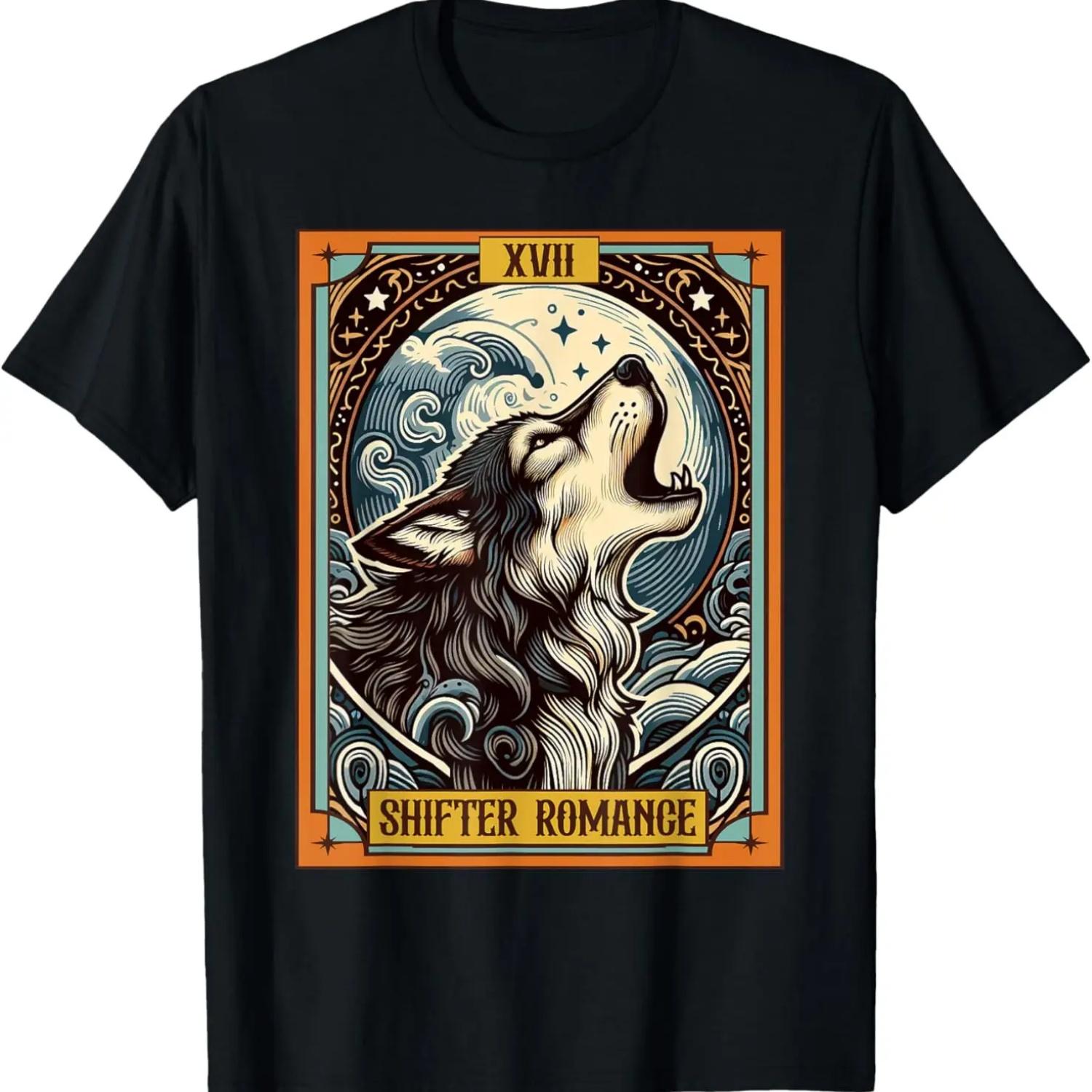 Paranormal Romance Reader Reading Shifter Romance Tarot Card T-Shirt S