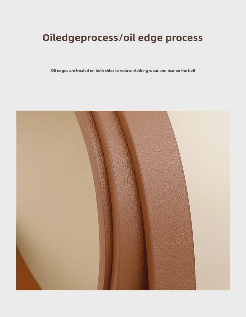 Curea din piele de vacă cu cataramă retro aurie pentru femei - la modă, lungă, cu etanșare în talie de înaltă calitate.