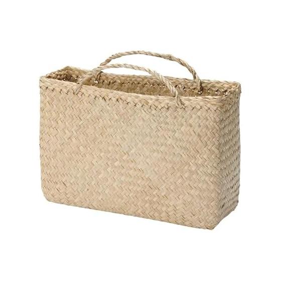 Корзина MUJI из морской травы, плетеная ахиро, с ручкой, большая, KG0VPA3A Корзина Корзина