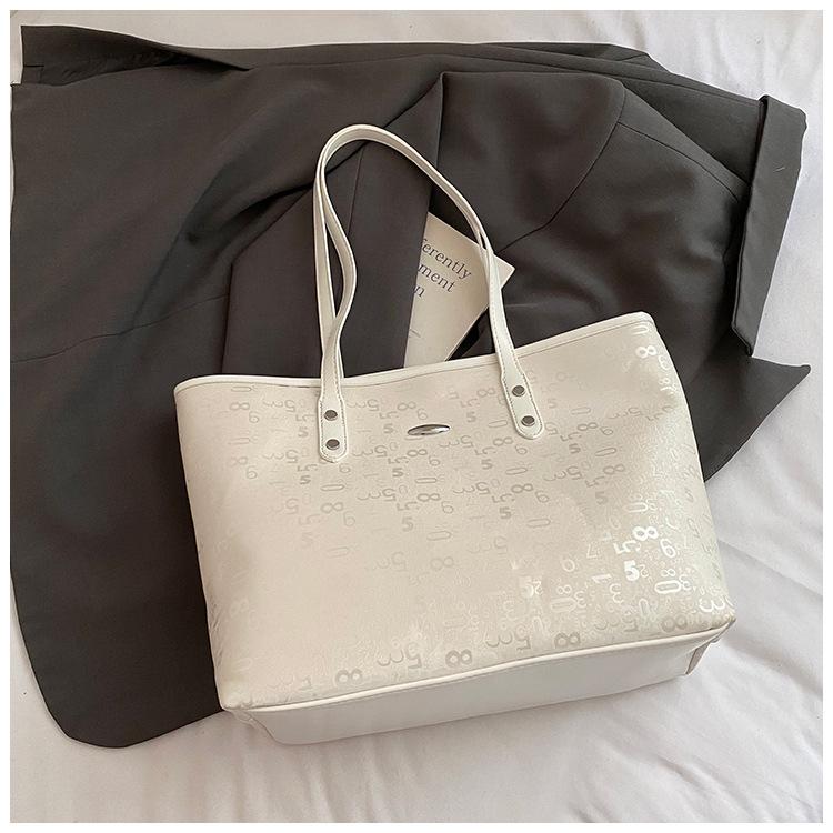 

Повседневная сумка для поездок на работу женская большой вместимости новая весенне-летняя универсальная на плечо сумка для покупок модная сумка-тоут