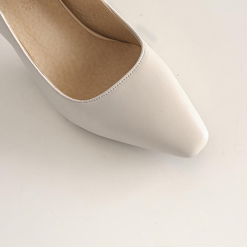 Beige Yellow Women Slingback Sandals Slingback Pointed Toe High Heel Small Big Size 32 46