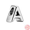 Copper Metal 26 English Letter Bead Component Charm Bead Component Compatible With Do It Yourself Brand Bracelet High Quality Fine Jewelry Neutral