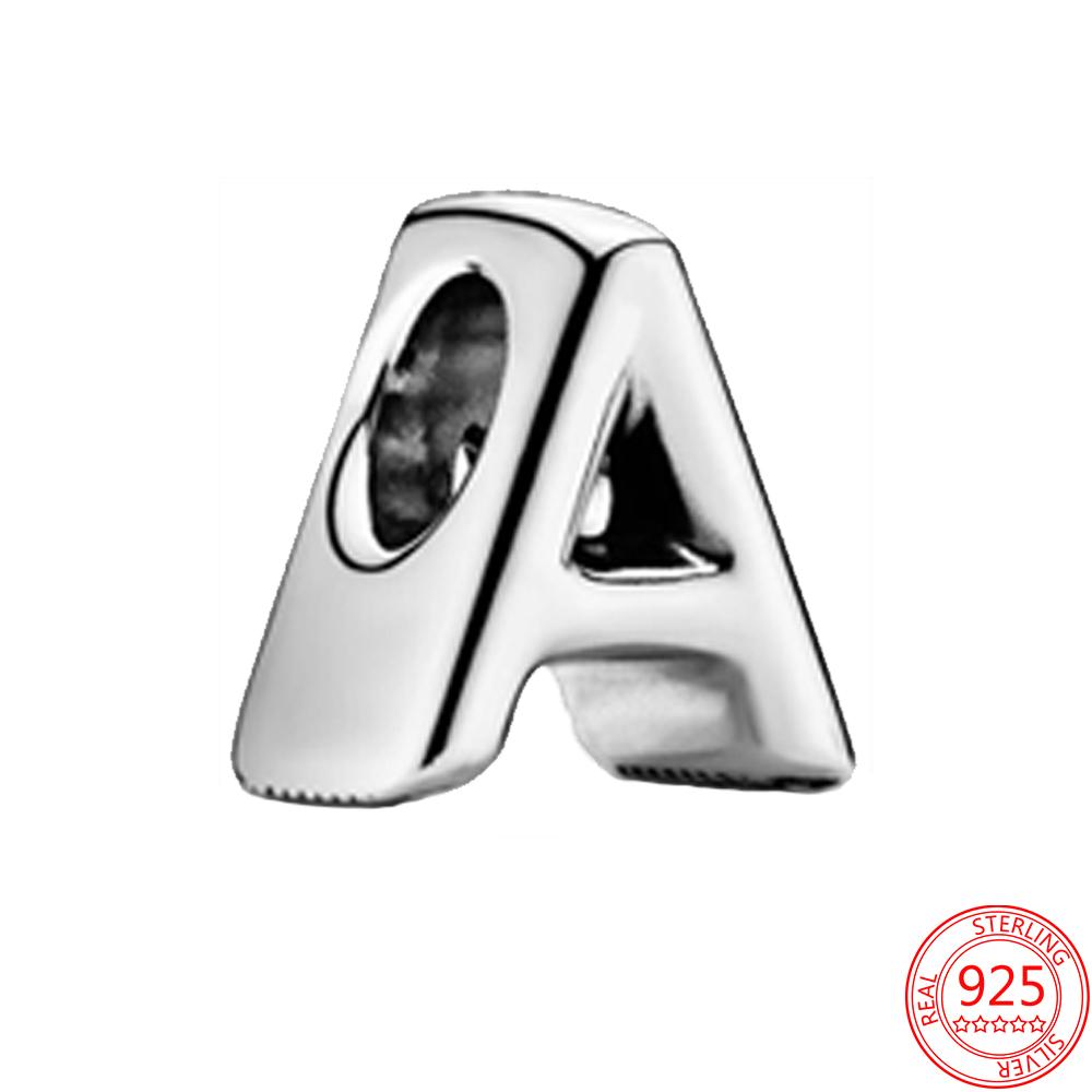 Copper Metal 26 English Letter Bead Component Charm Bead Component Compatible With Do It Yourself Brand Bracelet High Quality Fine Jewelry Neutral