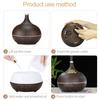 WiFi Wood Grain Aroma Diffuser, 400ML Air Atomizing Humidifier
