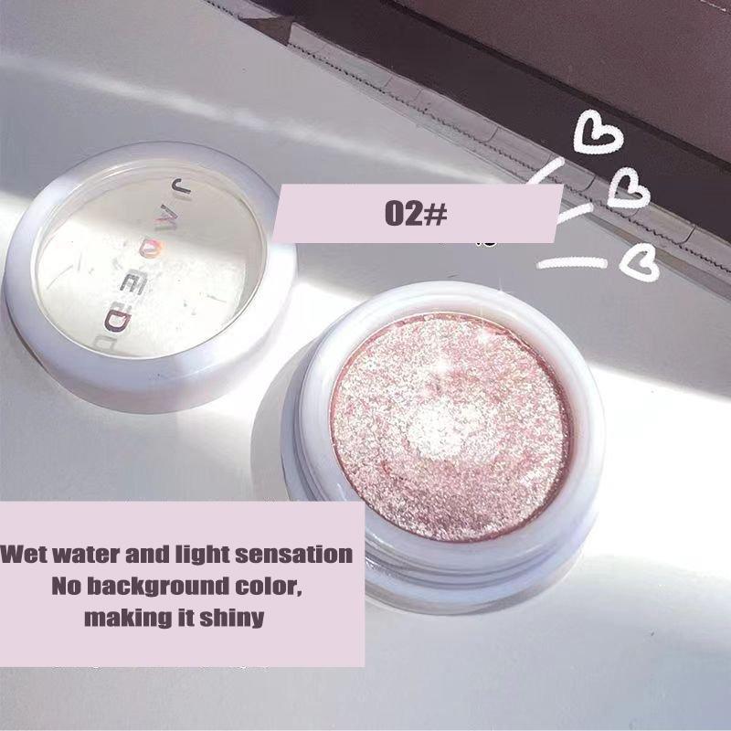 Illuminante Monocromatico Rosa Ametista Glitter Occhi Luminosi Trucco Texture Purè di Patate Palette Ombretti Diamante