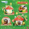 Pandora World Mini Mushroom House Educational Building Blocks - Creative Assembly Toy