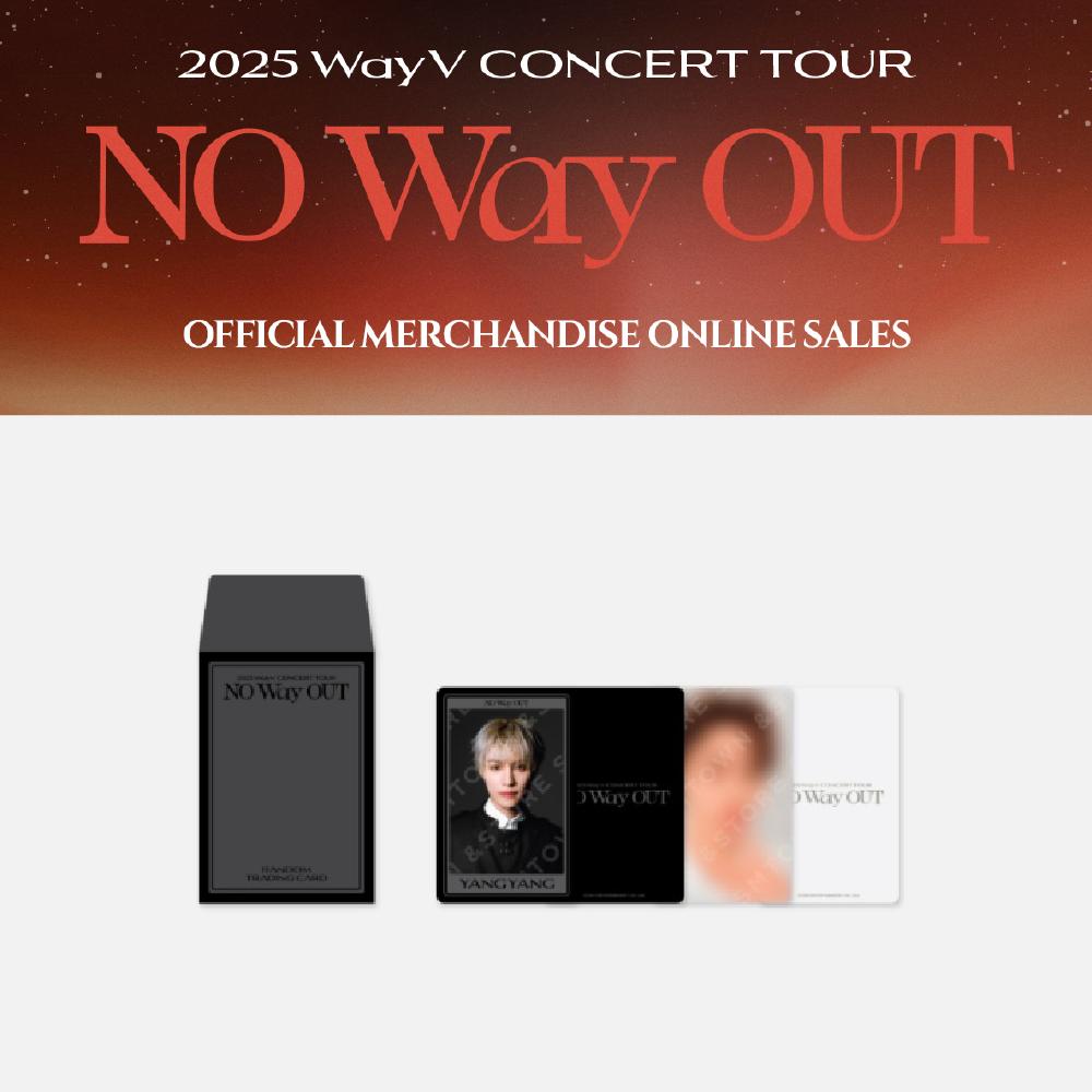 

Предзаказ 2025 WayV Concert Tour NO Way OUT Случайная торговая карточка Random 1 pack