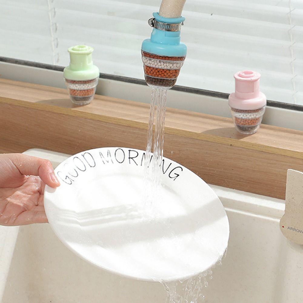 

Removable Faucet Filter Washable Water Filter Water Filter Nozzle Water Purifier зелёный