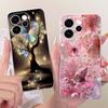 For Oppo Reno 15 FS Case Reno15 F 5G CPH2801 Luxury Butterfly Painted Cover Soft Slim Phone Case For Oppo Reno15 Pro Fundas Bags