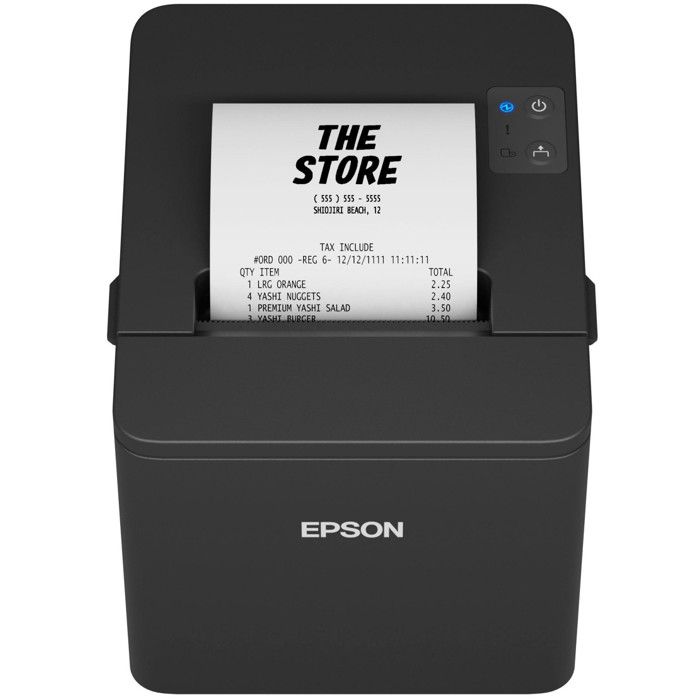 Epson TM-T20IV Stampante Termica POS Cablata 250mm/s USB Seriale 80mm Nero