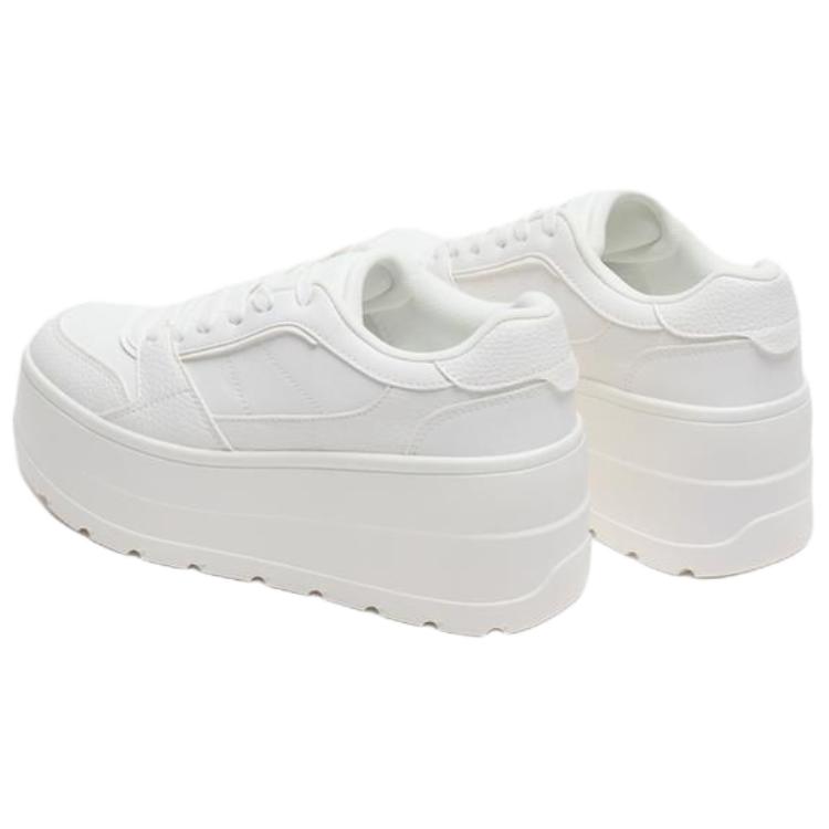 Zara Plattform Leder Sneaker Weiß Damen 5801610001