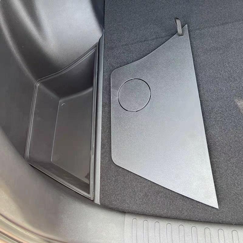 For Geely Manjaro Xingyue L KX11 2023 2024 2025 Rear Trunk Side Storage Box with Sponge Cover Tail Boot Organizer Accessories