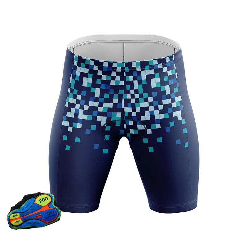 Professionnel Équipe 20D Rembourrage Gel Cuissard de Vélo Hommes Short de Vélo Pantalon de Vélo Collants Vêtements de Sport Vêtements de Vélo