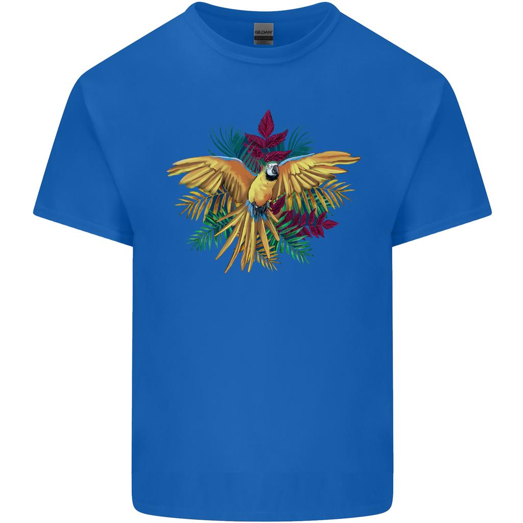 Maacaw Parrot In the Jungle Unisexs Light Cotton TShirt