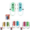 Vibrant Pink Green Joycon Controller For Switch With Type-c Compatibility