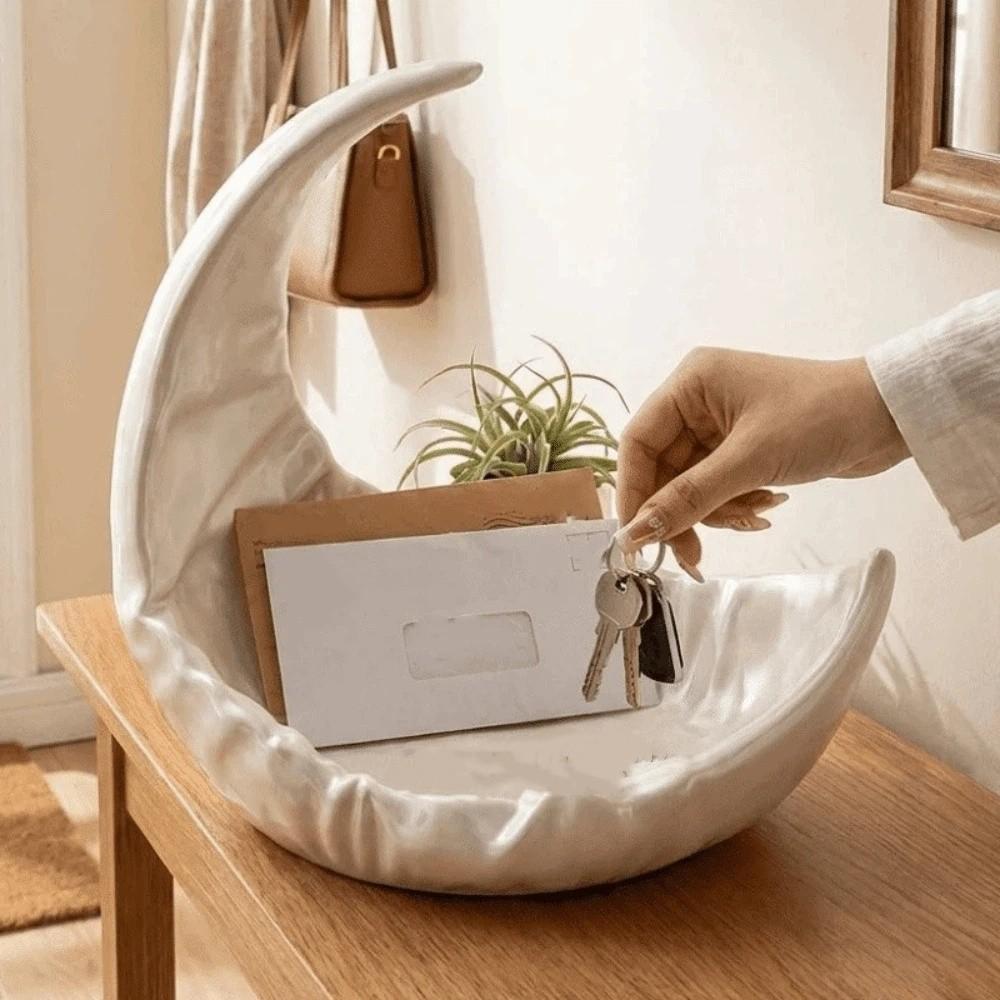 Minimalist Earrings Ring Display Dish 3D Printed Necklace Display Tray Decorative Plate  Kitchen