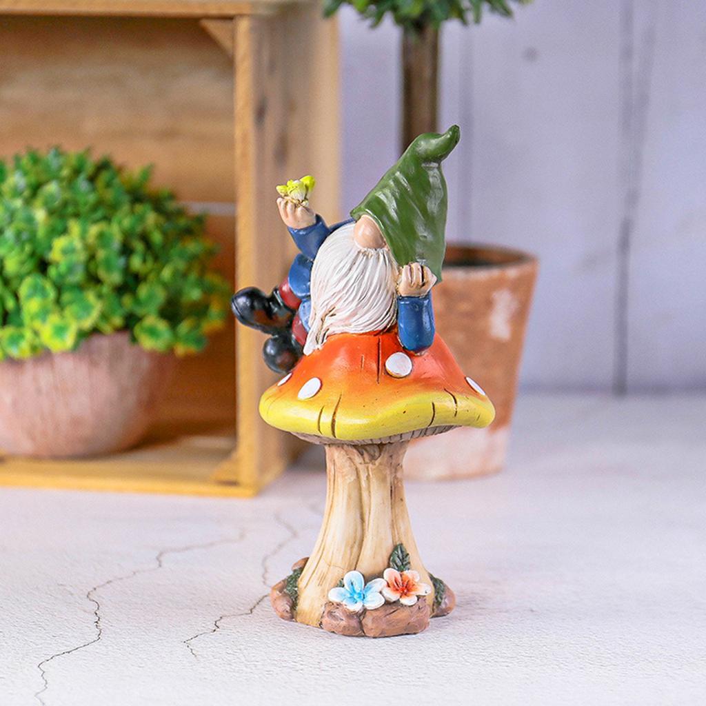 Umbrella Resin Garden Statue Ornaments Outdoor Faceless Old Man Dwarf Crafts Courtyard Decoration Ornaments
