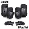 Adult Child Knee Elbow Wrist Guards Protective Gear Set for Skateboarding Roller Skating Cycling Biking