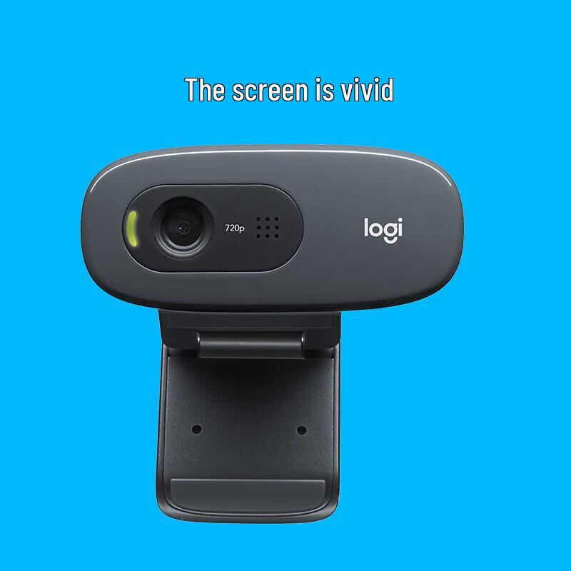 Logitech C270 HD Webcam with Microphone