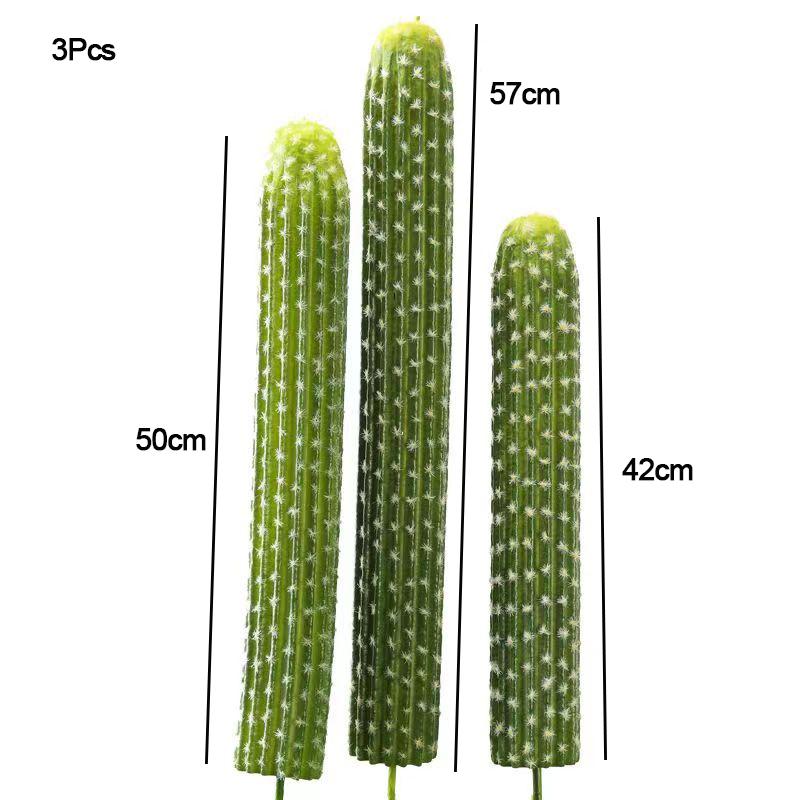Artificial Cactus Fake Big Cactus Plants Faux Cacti Saguaro for Indoor Outdoor Home Office Shop Garden Decoration