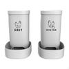 2Pcs Chick Feeders Chicken Feeder Duck Container Leakproof Coop Accessories Quail Bird Automatic Hen