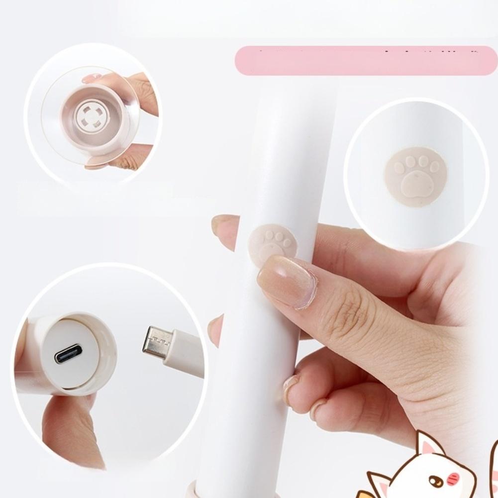 Detachable Handle Cat Play Tool Cat Teaser Cat Teaser Wand Detachable Handle Feather Attachment Plastic ABS Components