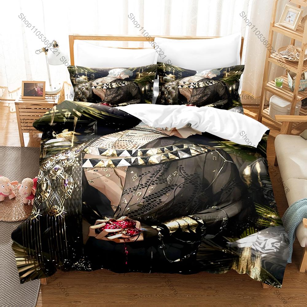 Cool Light and Night Bedding Set Duvet Cover + 2 Pillowcases Osborn Evan Sariel Jesse Charlie Game Male Character Bedroom Decor