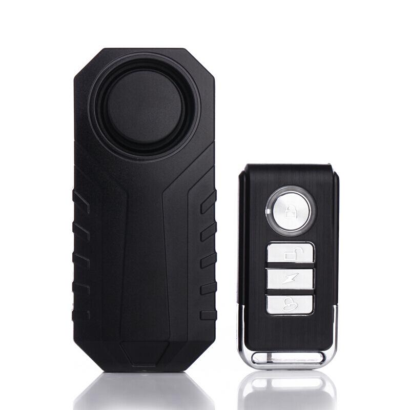 

Беспроводная противоугонная сигнализация для велосипедов, мотоциклов и электромобилей 1 Host 1 Remote Control чёрный