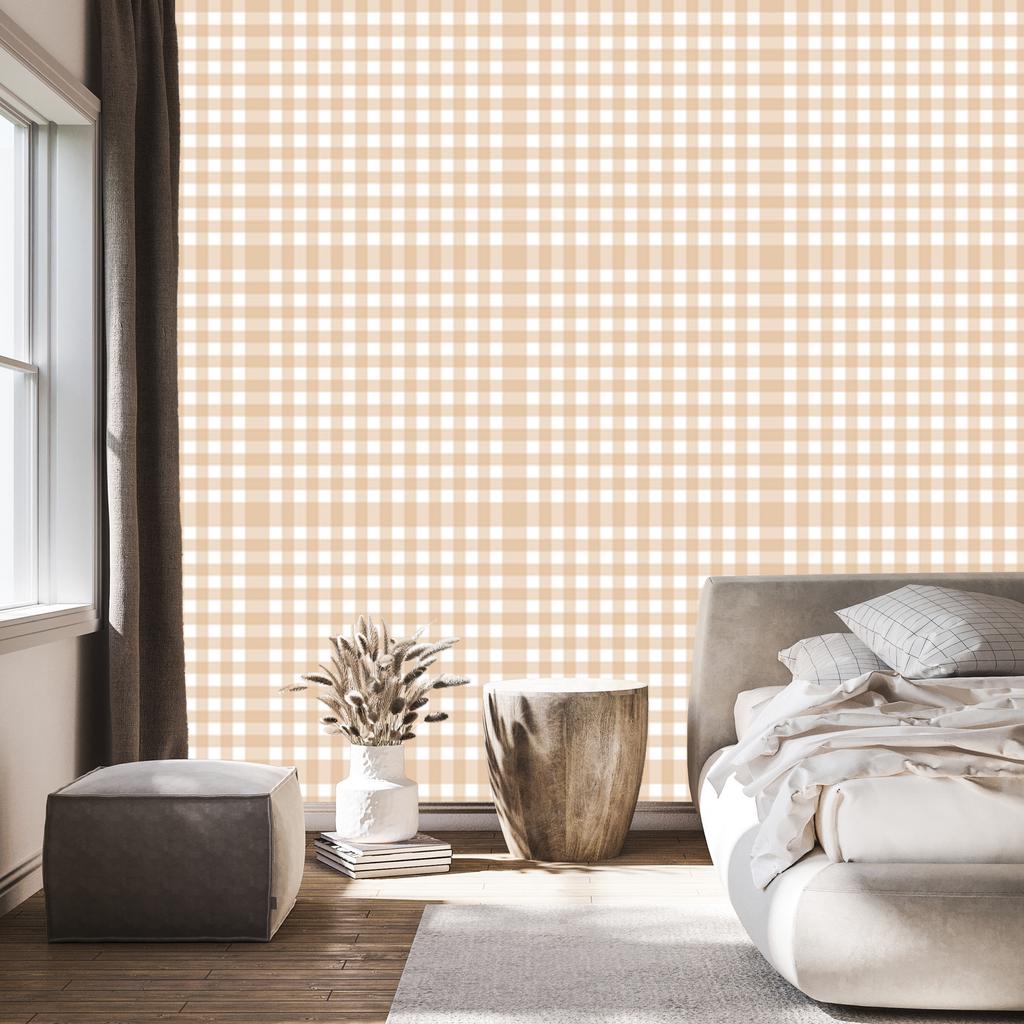 Wallpaper Fabric Pattern Cream, Top Cream for Living Room and Bedroom 50x1000