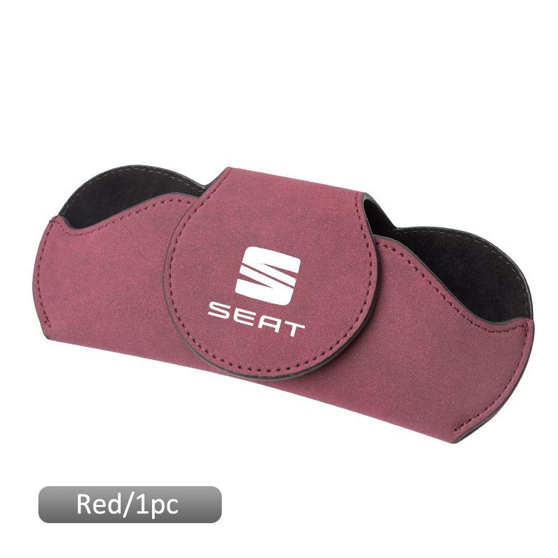 Auto Brillenetui Auto Sonnenblende Brillenhalter Sonnenbrillenclip Zubehör Aufbewahrung für Seat FR Leon Ibiza Altea Exe 5f Mk2 Mk3