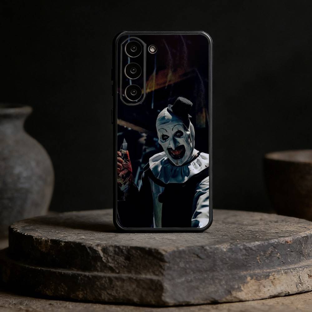 Art the Clown Horror T-Terrifier Handyhülle Für Samsung Galaxy A13,21s,22,31,32,52,53,71,72,73,Weiche Schwarze Hülle