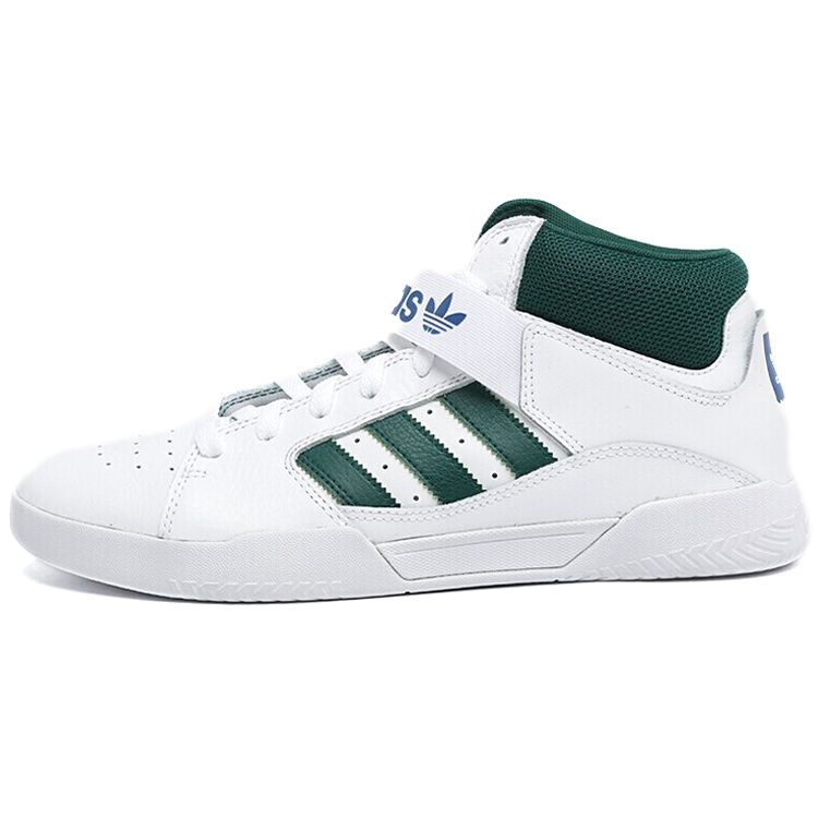

Adidas Оригинальные Vrx Mid Кожаные Нескользящие Прочные Высокие Кеды Мужские Кеды Белый Зеленый FV0405 40