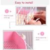 kathson Large Rabbit Litter Box Bunny Corner Toilet Box Potty Trainer Bigger Pet Pan Small Animal Cage Toilet Bedding Box Fanshaped for Adult Guinea
