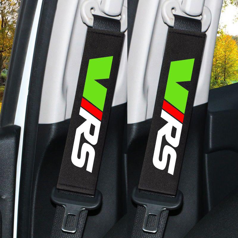 

Memory Cotton Car Headrest Neck Pillow A Pair Of Seat Belt Shoulder Pads For Skoda VIRS VRS RS Octavia Fabia Rapid Superb Root