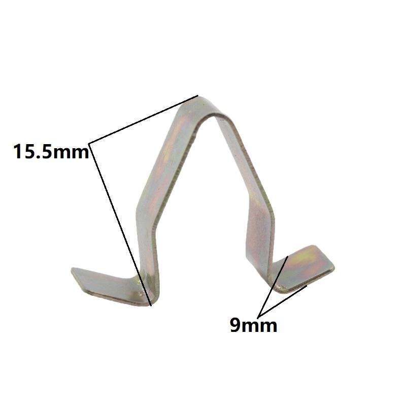 Metal Clips Retainer Instrument Panel Auto Fasteners Universal Car Radios Dashboard DVD Metal U Cord Lock Retaining Clip