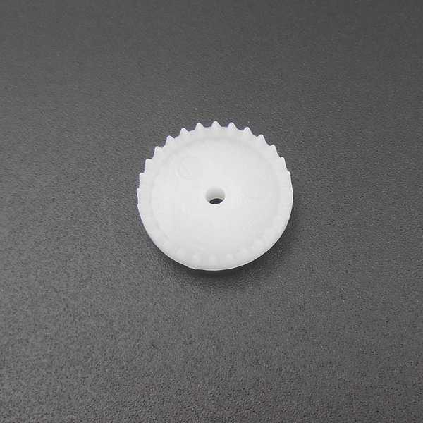 100Pcs/Lot 0.5M 28T Plastic Crown Gear 0.5 Modulus 28 Teeth Bore Hole Aperture 2MM 1.95MM 2A Reduction H: 4.3MM Dia. 15MM C282A