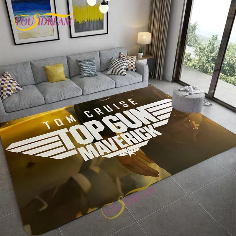 Top Gun Umělecký Vzor Loga Koberec Filmový Prvek Dekorační Koberce Moderní Domov Obývací Pokoj Podlahové Rohože Koberce do ložnice Koupelna