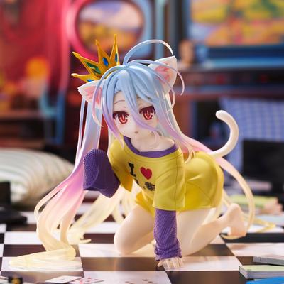 Naujas 13CM Anime NGNL No Game No Life Baltas Figūrėlės Anime PVC Anime Veiksmo Figūrėlės Modelis Kolekcija Ornamentas Anime Modelis Žaislas Dovana