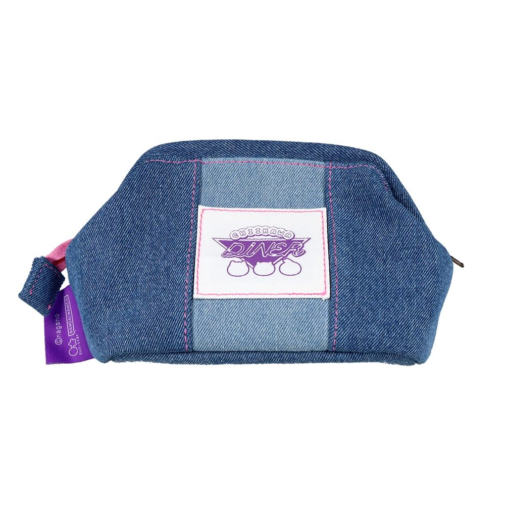Stationery Chiikawa Goods Pencil Case Wire Pouch Denim Lunch S1430262 Sun-Star