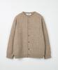 Nodu Single Line Round Cardigan [Beige]