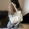 Spring New Foreign Style Niche Large-capacity Bag 2025 Fashionable Simple Women's Trend One-shoulder Messenger Tote Bag