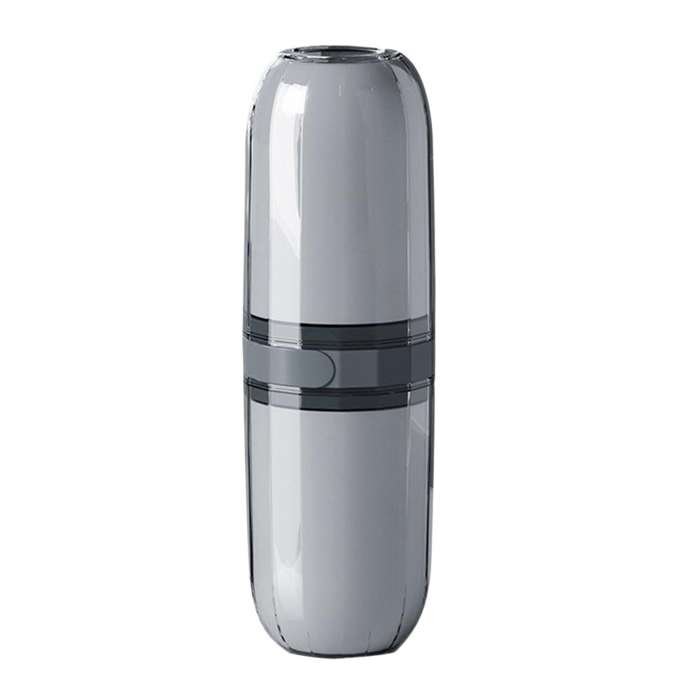 

Travel Toothbrush Case Portable Toothbrush Storage Container Countertop Storage Organization Toothbrush and Toothpaste Case for чёрный