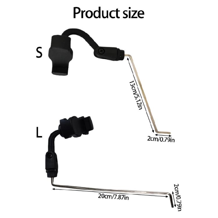 Profesjonalny Uchwyt na Telefon do Saksofonu ze Wzmocnionymi Złączami do Stabilnego Użytku Scenicznego