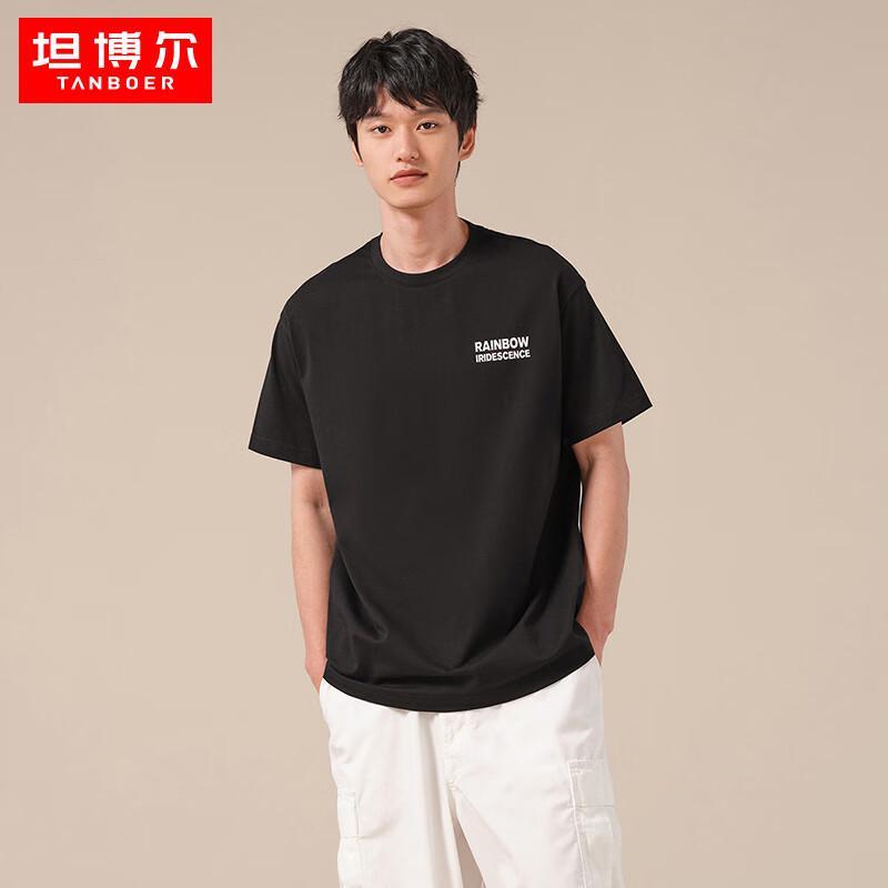 Tanbol Men s Graphene Loose Fit Crew Neck T-Shirt 180/96A