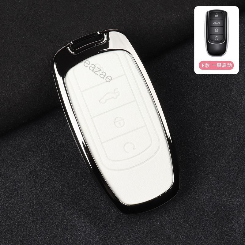 Alloy Style Car Key Case Cover Shell For Chery Tiggo 7 4 8 Pro Jaecoo J7 J6 J8 Omoda 5 9 C5 C9 E5 Ebro S800 S700 Phev Key Chain