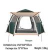 OEING Portable Hexagonal Outdoor Camping Tent