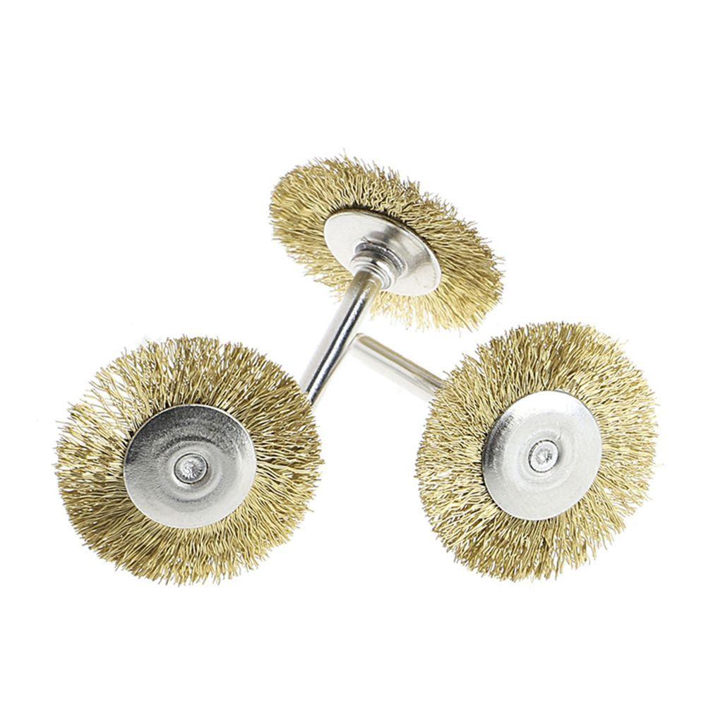 Carving Craft Grinder Hand Tools Brass Wire Brush Wire Wheel Polishing Brushes Rotary Electric Tool